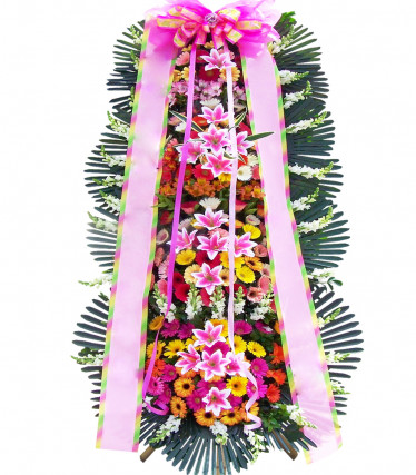 4단 명품축하화환